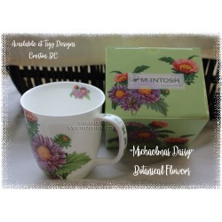 NEW "Botanical Flowers" Java Mugs - McIntosh Fine Bone China